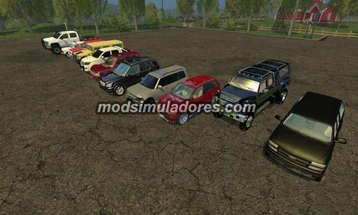 Pack Carros e Camionetes - FS15