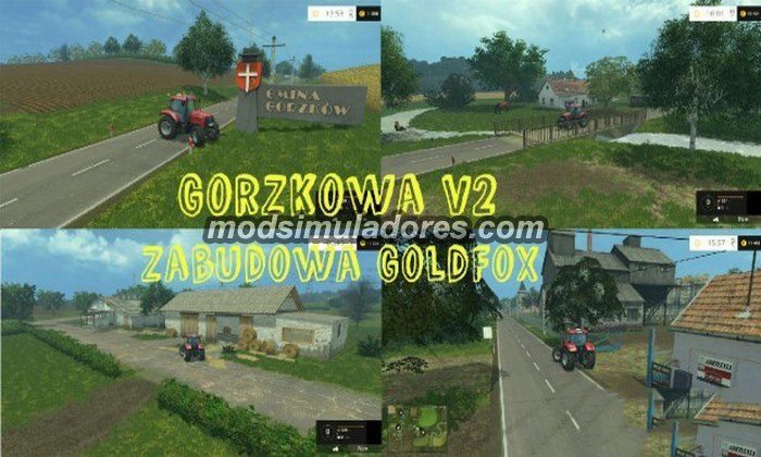 Mapa Gorzkowa Zabudowa GoldFox v 2.0 - FS15