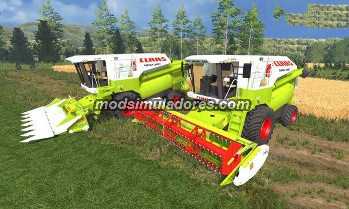 FS15 Mod Pack Colheitadeiras Claas Mega 360