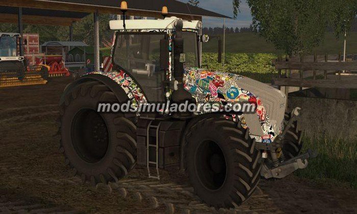 FS15 Mod Trator Fend 936 Sticker Bomb