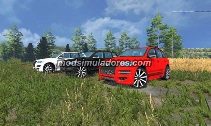 FS15 Mod Carro Volkswagen Touareg R50 Multicolor