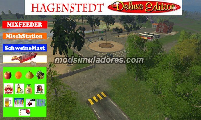 FS15 Mod Mapa Hagenstedt Deluxe Edition V 2.0