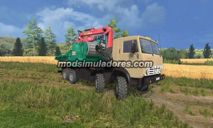 FS15 Mod Caminhao Kamaz 6350 Jenz v 2.5