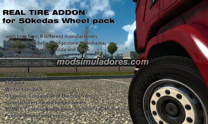 ETS2 Mod Rodas Reais V.4.1 Para V.1.22.X