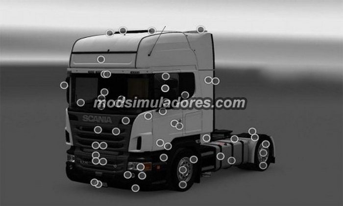 ETS2 Mod Caminhao Scania R730 V8 Mega Tuning Para V.1.22.X