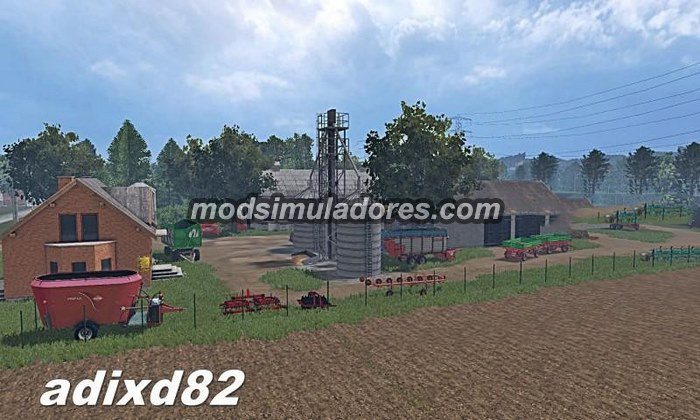 FS15 Mod Mapa Zachodnio Pomorskie v2.0