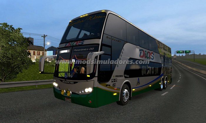 Ônibus Busscar Panorámico DD 6×2 Para V.1.22.X - ETS2