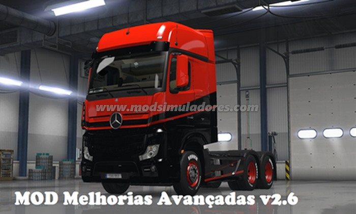 Mod Melhorias Avançadas v2.6 Para V.1.23.X - ETS2