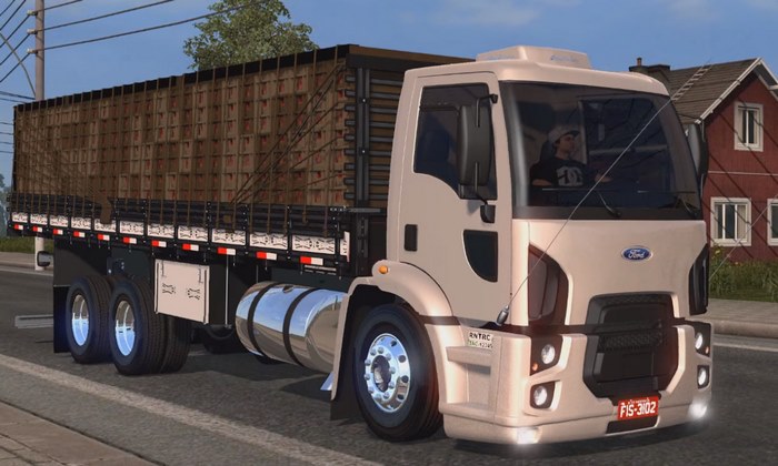 Caminhão Ford Cargo 2429 Mods Para Ets2 V.1.39.x - Dalenha Mods