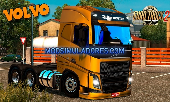 Conjunto Caminhão Volvo Fh + Bitrem Arqueado Mods Ets2 1.46 - Dalenha Mods