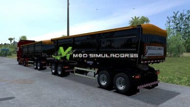 Reboque Rodotrem Caçamba Para V.1.39.X - ETS2