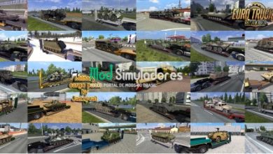 Pack Cargas Militares v5.1.1 by Jazzycat (1.41) ETS2