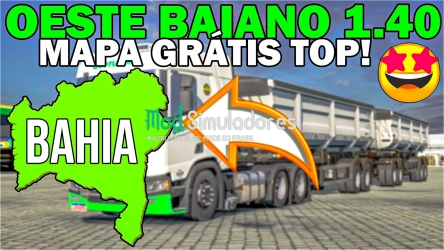 Mapa Oeste Baiano v4.3 (1.41) ETS2