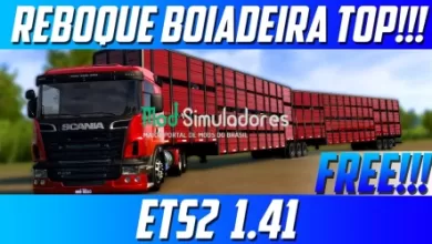 Reboque Bitrem Boiadeira (1.41) ETS2