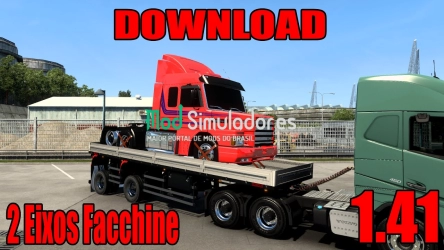 Reboque Carreta 2 Eixos Fachinne (1.41) ETS2