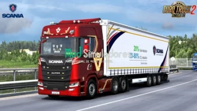 Caminhão Scania PGRS Series v2.4.1 (1.42) ETS2