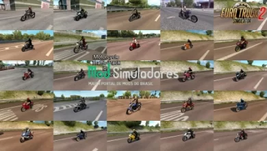 Pack Tráfego de motocicleta v3.9.1 (1.42) ETS2