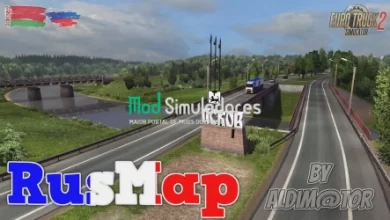 RusMap v2.4.3 (1.43.X) ETS2