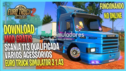 Caminhão Scania 113 MP (1.43.X) ETS2