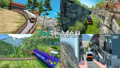 DSL Map (Extreme Roads) v1.0 (1.43.X) ETS2