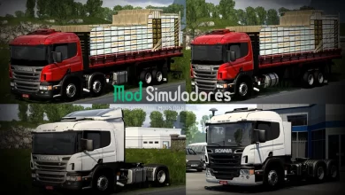 Scania P e Opcionais BR (1.43.X) ETS2