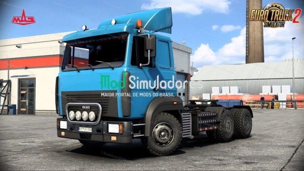 Mod Caminhão MAZ 6422M v3.3 (1.43.X) ETS2