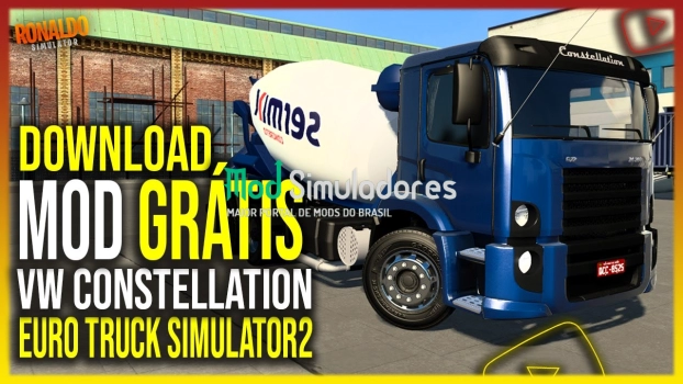 Mod Caminhão Contellation Betoneira (1.44.X) ETS2