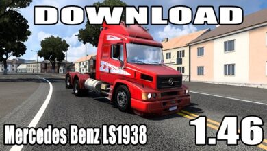 Caminhão Mercedes Benz LS1938 Mods Ets2 1.46