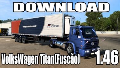 Caminhão VolksWagen Titan Mods Ets2 1.46