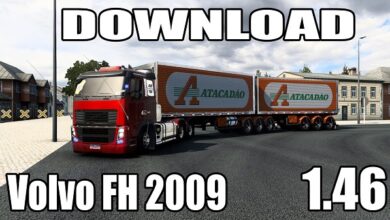 Caminhão Volvo FH 2009 top Mods Ets2 1.46