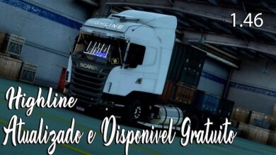 Caminhão Scania Highline Qualificada Mods Ets2 1.46