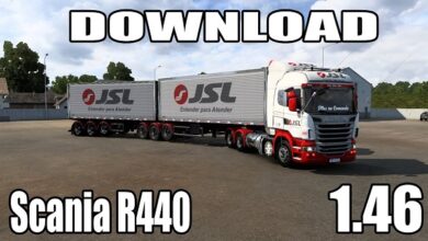 Caminhão Scania R440 Mods Ets2 1.46