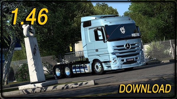 Caminhão Mercedes Benz Actros Qualificado Mods Ets2 1.46