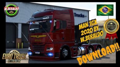 Caminhão MAN TGX 2020 Mods Ets2 1.46