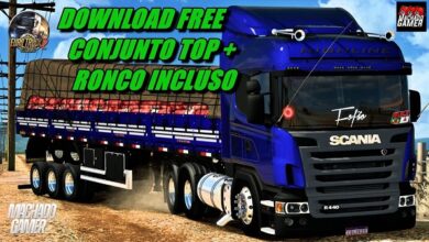 Conjunto Scania Qualificada + Granel Mods Ets2 1.46