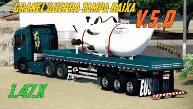 Reboque Granel Guerra Mod Ets2 1.47