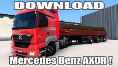 Caminhão Mercedes Benz Axor Qulificado Mod Ets2 1.47