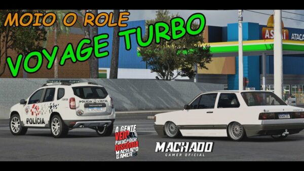 Carro Gol Quadrado Turbo Top Mod Ets2 1.48 - Dalenha Mods